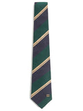 Valentino Garavani Men Valentie Jacquard Regimental Silk Tie