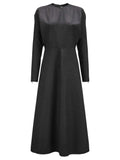 Victoria Beckham Women Dolman Wool Midi Dress