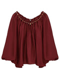 Zimmermann Women Aster Gathered Bead Blouse