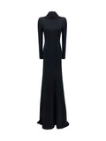 Tom Ford Women Long Evening Dress With Long Sleeves