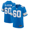 Detroit Lions Graham Glasgow Blue Team Game Jersey