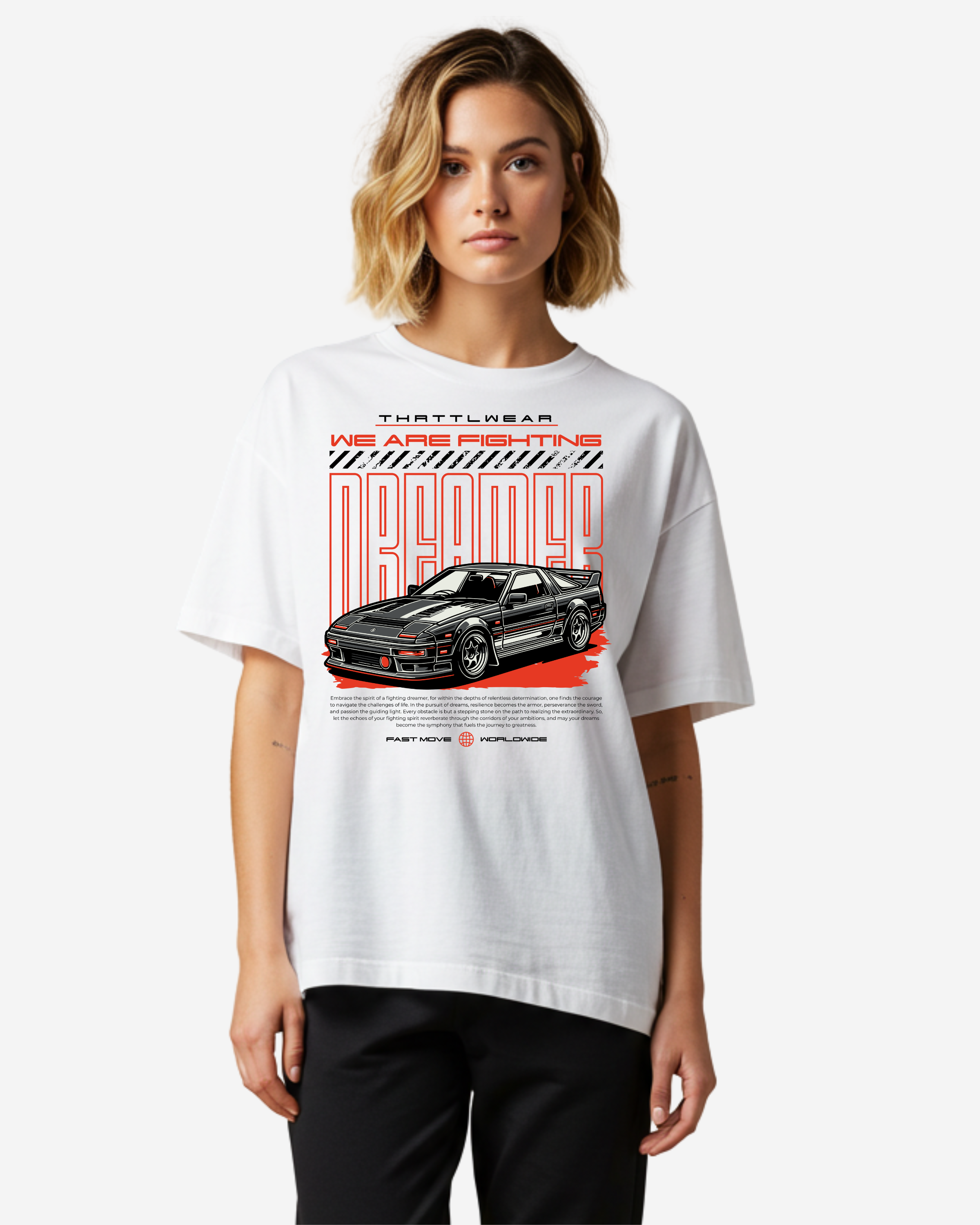 Fighting Dreamer Oversized T-Shirt