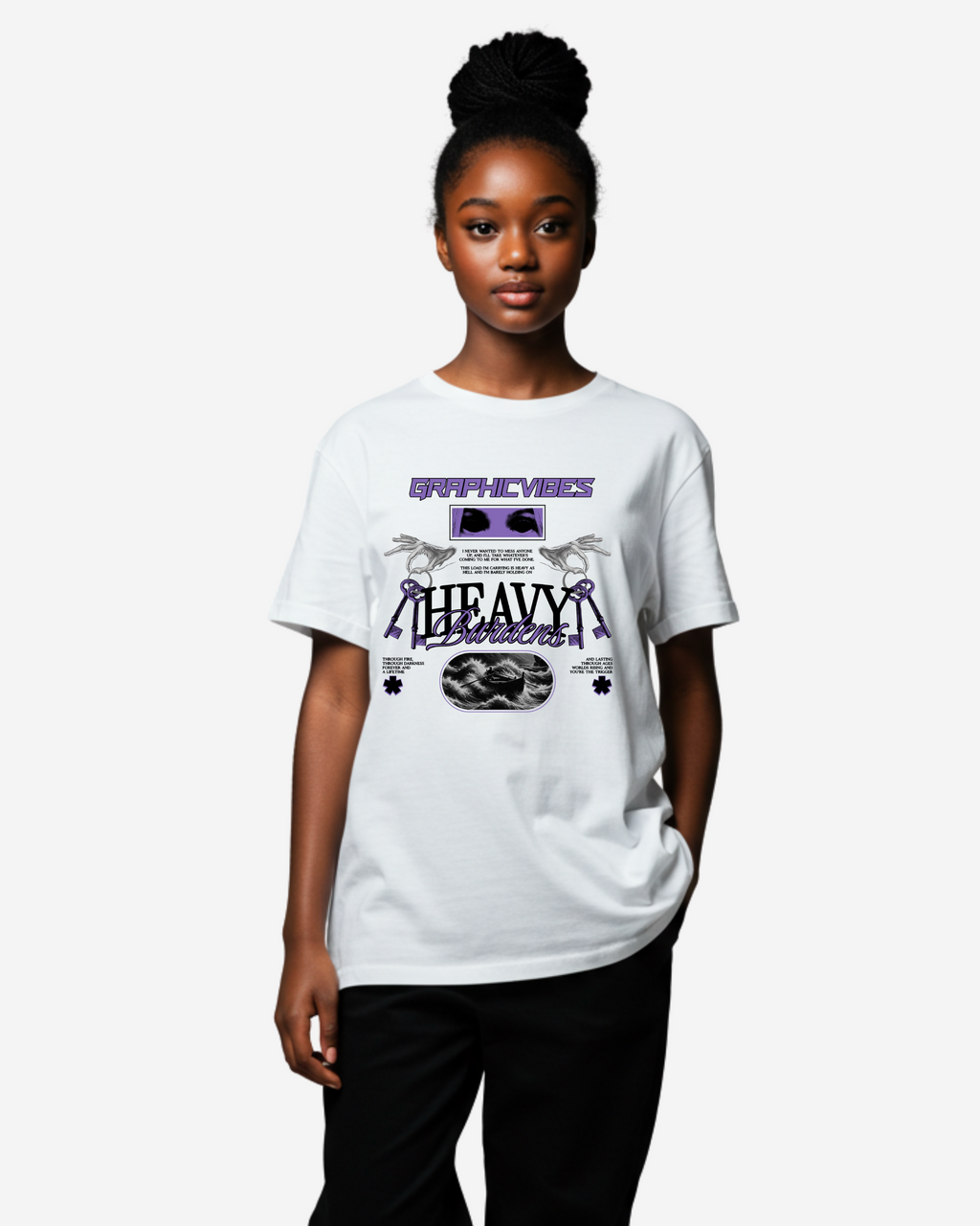Heavy Burdens Women's Oversized T-Shirt