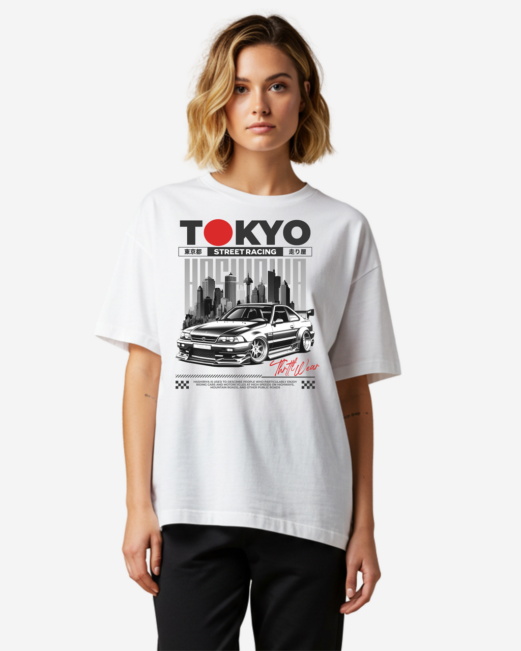Tokyo Street Racing Oversized T-Shirt