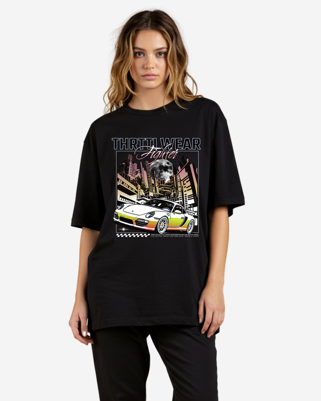 Nascar Street Fighter Oversized T-Shirt