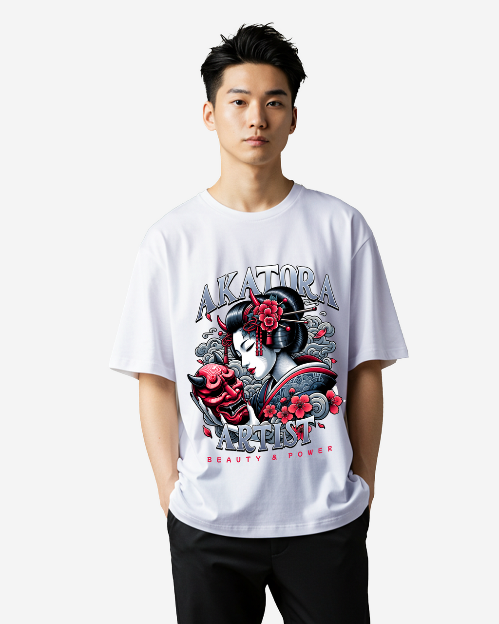 Geisha Oversized T-Shirts