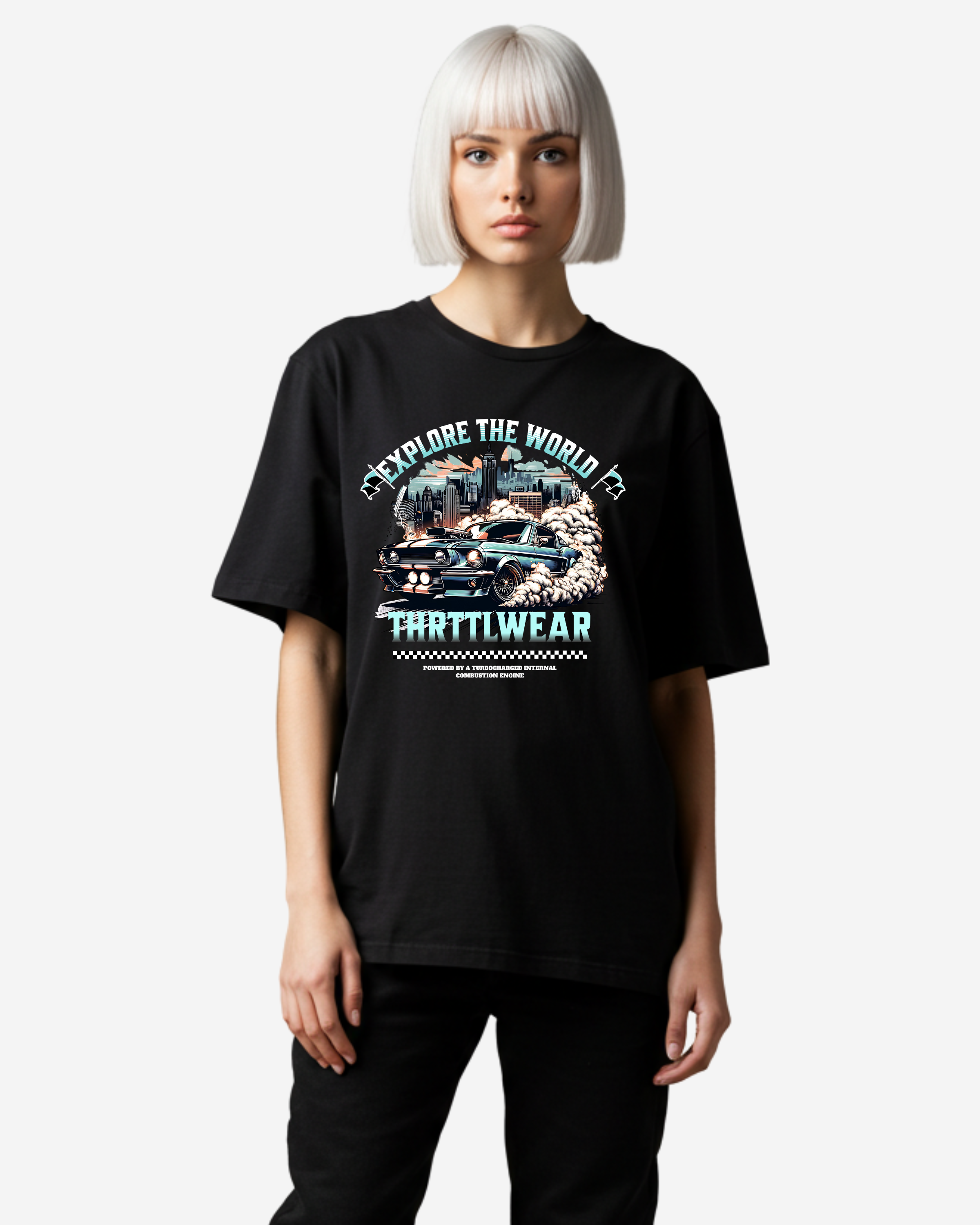 Ride Forever Explore the World Oversized T-Shirt