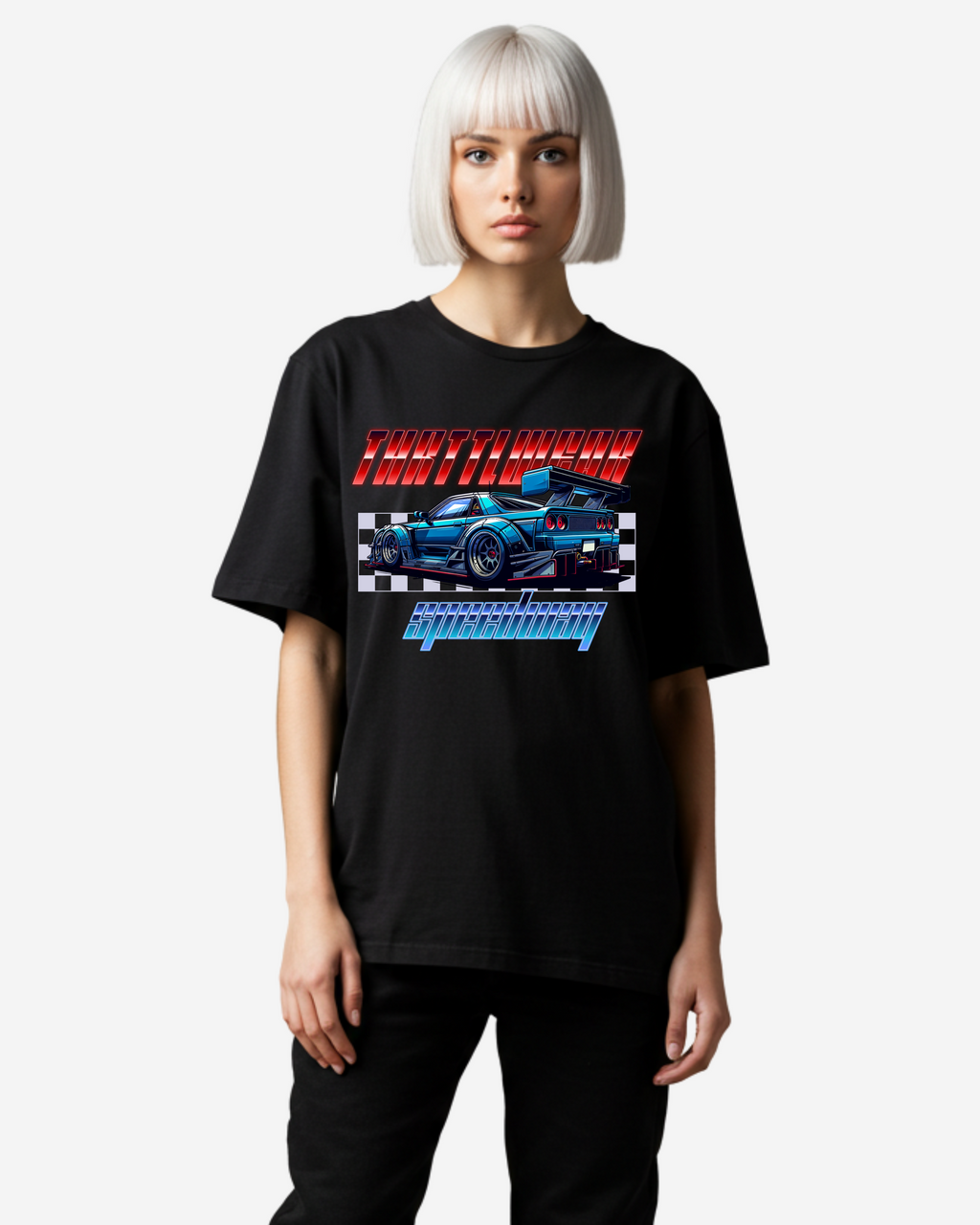 Speed Car Oversized T-Shirt