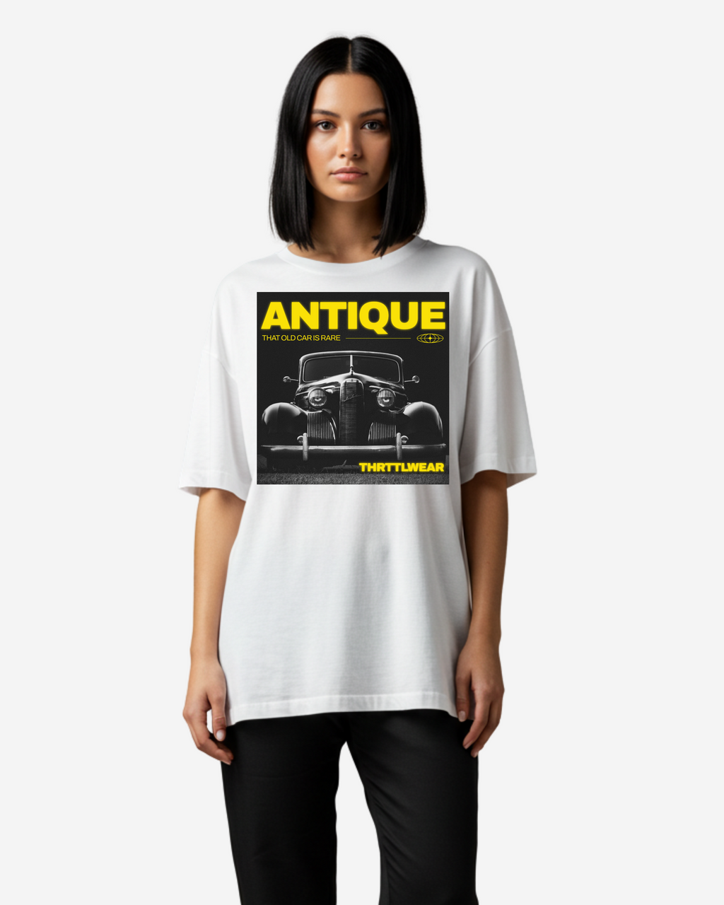 Antique Car Oversized T-Shirt