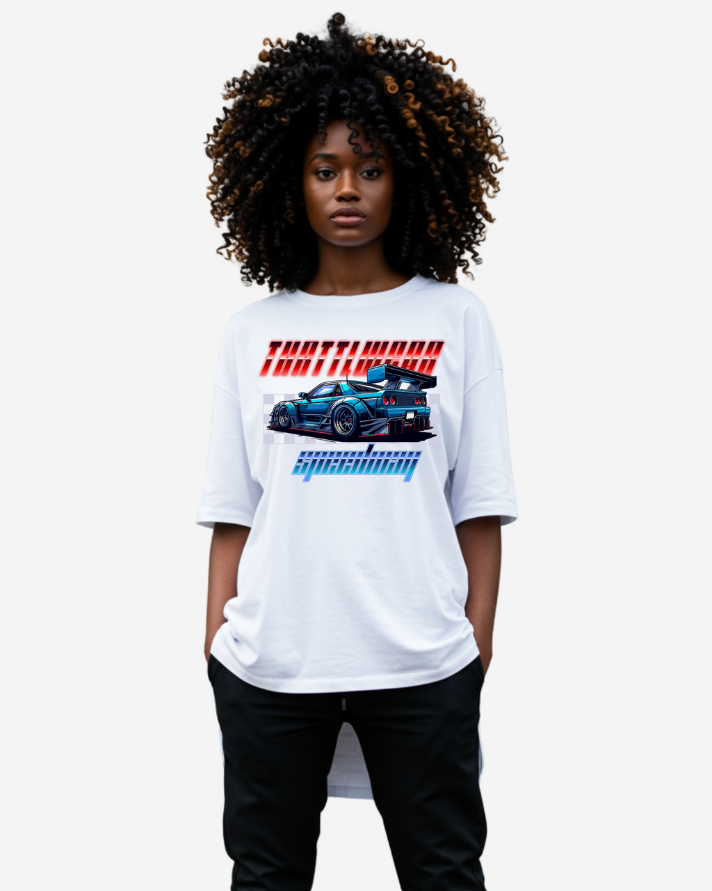 Speed Car Oversized T-Shirt