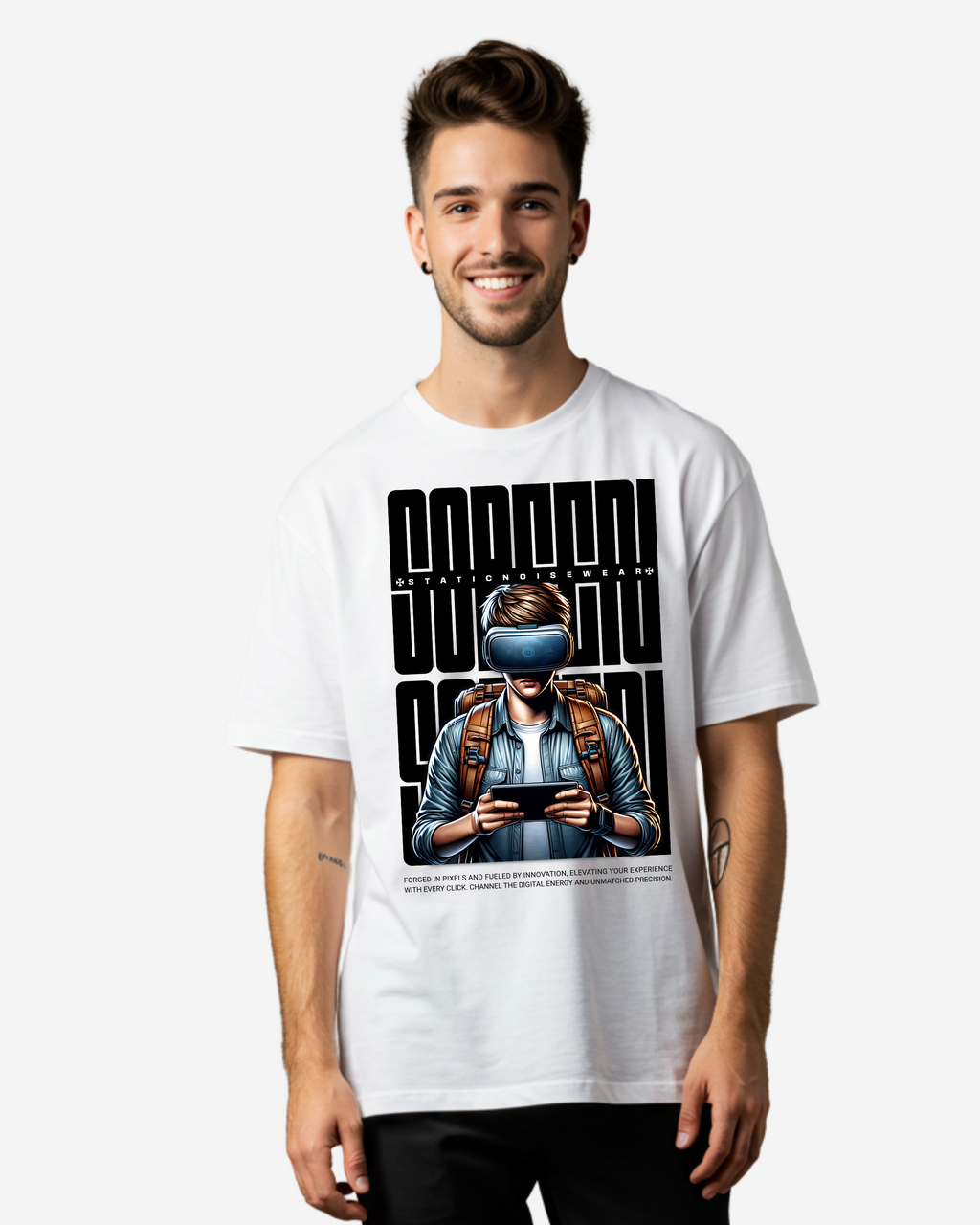 Beyond the Screen Men's Oversized T-Shirt
