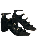 Marion Parke Francine Block Suede Sandal