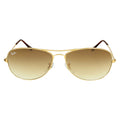 Ray Ban Cockpit Light Brown Gradient Pilot Men's Sunglasses RB3362 001/51 59