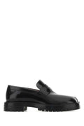 Maison Margiela Men Black Leather Tabi Loafers