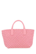 Bottega Veneta Women Pink Leather Mini Cabat Handbag