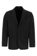 Prada Men Black Polyester And Nylon Blazer