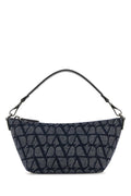 Valentino Garavani Men Blue Toile Iconographe Handbag