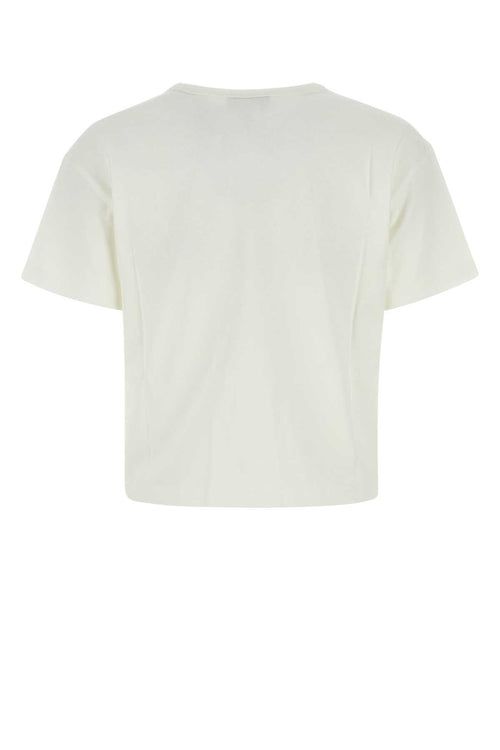 A.P.C. Women Ivory Cotton T-Shirt