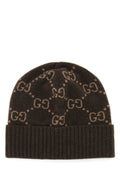 Gucci Unisex Embroidered Cashmere Beanie Hat