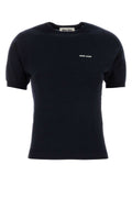 Miu Miu Women Midnight Blue Wool Sweater