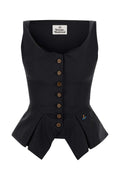 Vivienne Westwood Women Black Cotton Monday Vest