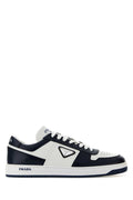 Prada Men Two-Tone Leather Downtown Sneakers