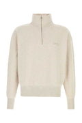 Prada Men Melange Sand Cotton Sweatshirt