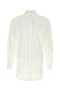 Yohji Yamamoto Men White Cotton Shirt