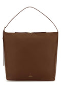 A.P.C. Women Brown Leather Vera Shoulder Bag
