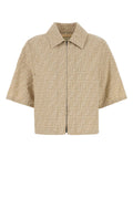 Fendi Women Embroidered Denim Shirt