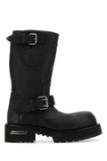Balenciaga Women Black Leather Venom Boots
