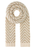Fendi Women Embroidered Alpaca Blend Scarf