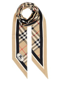 Burberry Unisex Embroidered Silk Foulard