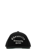Willy Chavarria Men Black Canvas Baseball Cap
