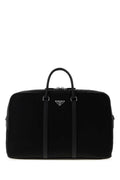 Prada Men Black Re-Nylon Travel Bag