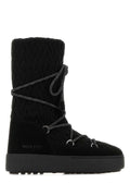 Moon Boot Women Black Fabric Moon Boots X Guest In Residence Ltrack Boots
