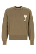 Ami Men Cappuccino Wool Blend Sweater