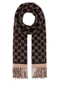 Gucci Women Embroidered Wool Scarf