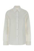 Jil Sander Women White Poplin Shirt