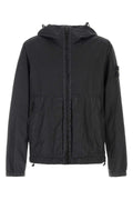 Stone Island Men Black Nylon Jacket