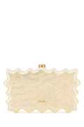 Cult Gaia Women Ivory Acrylic Paloma Clutch
