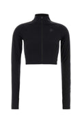 Burberry Women Black Stretch Nylon Sweatshirt