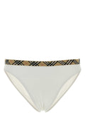 Burberry Women White Stretch Nylon Bikini Bottom