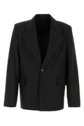 Sefr Men Black Twill Blazer