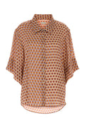 Dries Van Noten Women Printed Satin Clea Shirt