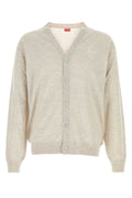 Kenzo Men Light Grey Wool Cardigan