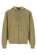 Kenzo Men Olive Green Cotton Sweatshirt