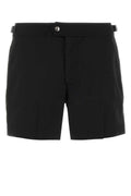 Tom Ford Men Black Polyester Swimming Shorts