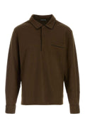 Tom Ford Men Chocolate Piquet Polo Shirt