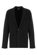 Tom Ford Men Black Stretch Wool Blend Blazer